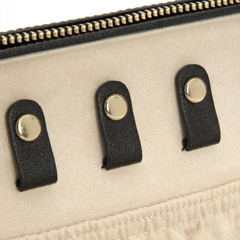 WOLF Jewellery Case Palermo Zip Black Anthracite