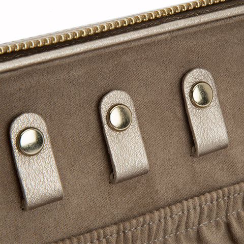 WOLF Jewellery Case Palermo Zip Pewter