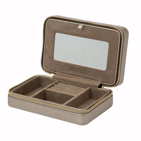 WOLF Jewellery Case Palermo Zip Pewter