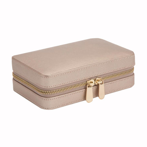 WOLF Jewellery Case Palermo Zip Rose Gold