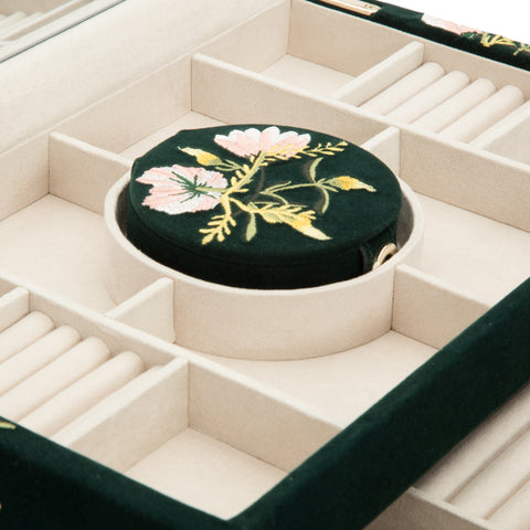 WOLF Jewellery Case Zoe Large Forest Green