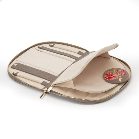 WOLF Jewellery Case Zoe Portfolio Mink