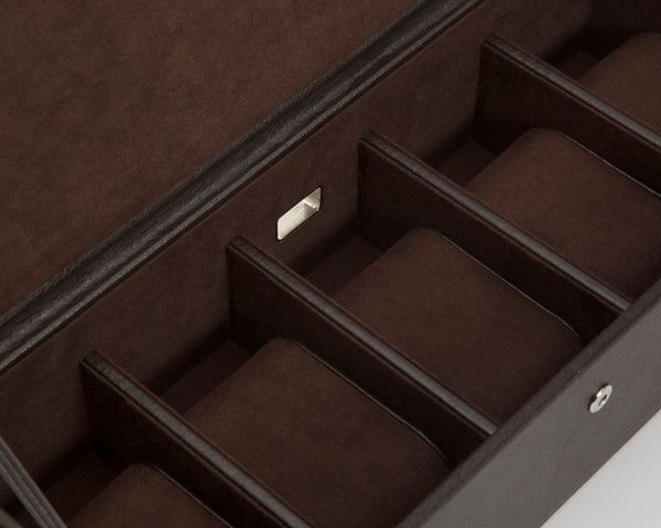 WOLF Watch Box Blake 5 Piece Brown