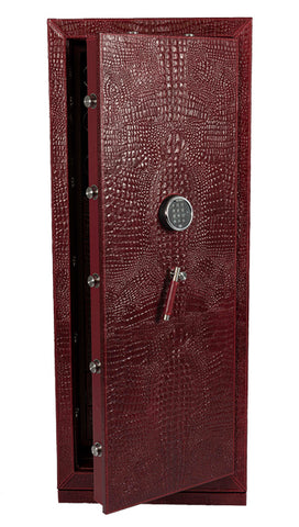 Wolf Watch Safe 1834 Churchill Red Croco