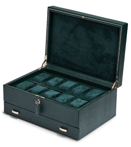 Wolf Watch Box British Racing Green 10pc 792841