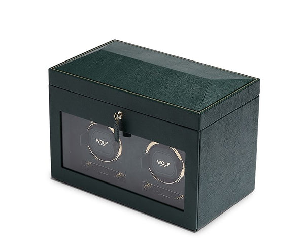 WOLF Watch Winder British Racing Green Double