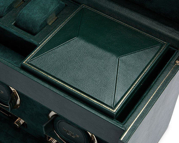 WOLF Watch Winder British Racing Green Double