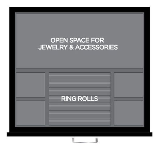 WOLF Watch Safe Atlas 4 Piece Onyx