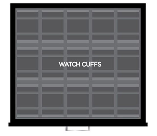 WOLF Watch Safe Atlas 4 Piece Onyx