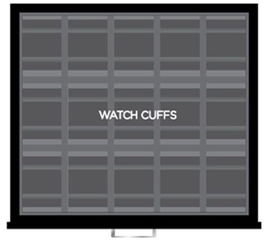 WOLF Watch Safe Atlas 8 Piece Onyx