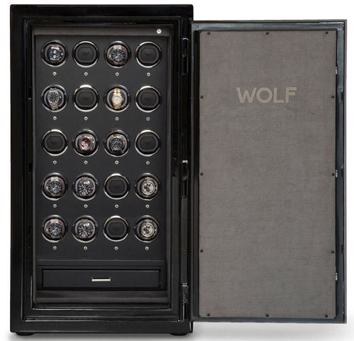 WOLF Watch Safe Atlas 20 Piece Onyx 492064