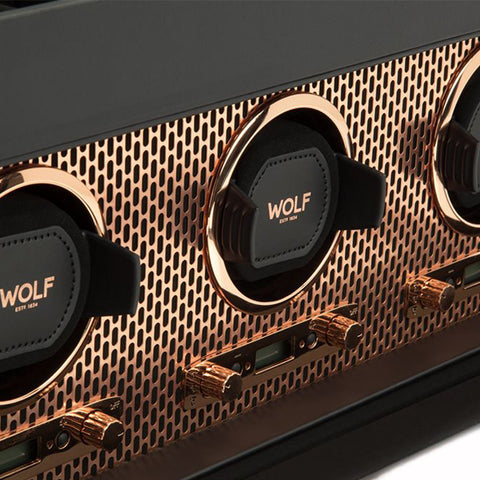 WOLF Watch Winder Axis Triple Copper