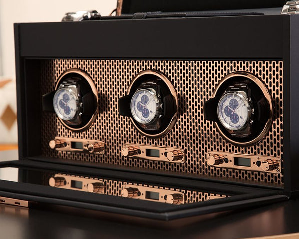 WOLF Watch Winder Axis Triple Copper