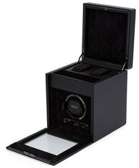 WOLF Watch Winder British Racing Black Single Storage 792102