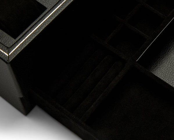 WOLF Watch Box British Racing Black 10pc Storage