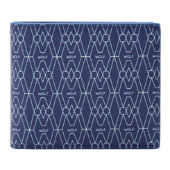 Wolf Signature Vegan Collection Blue Billfold Coin Wallet, 776124