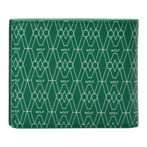 Wolf Signature Vegan Collection Green Billfold Coin Wallet