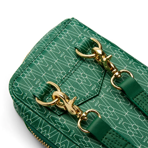 WOLF Signature Vegan Collection Green Travel Case