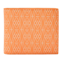 Wolf Signature Vegan Collection Orange Billfold Coin Wallet, 776139