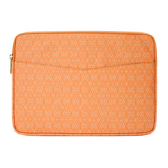 Wolf Signature Vegan Collection Orange Laptop Zip Case, 777339