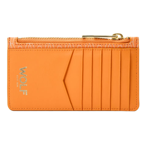 Wolf Signature Vegan Collection Orange Range Zip Case