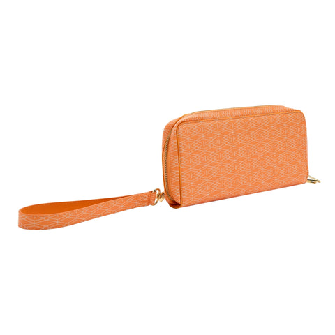 WOLF Signature Vegan Collection Orange Travel Case