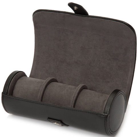 Wolf Blake Watch Roll Black Grey 305602