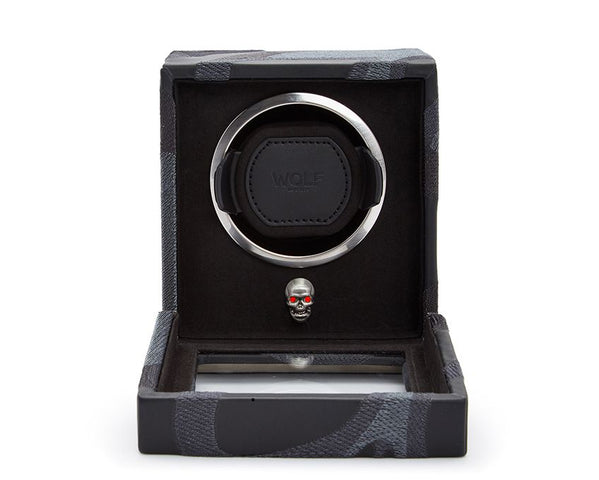 WOLF Watch Winder Cub Memento Mori Black
