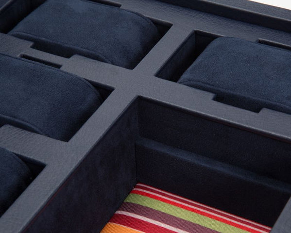 WOLF Watch Box Howard Navy