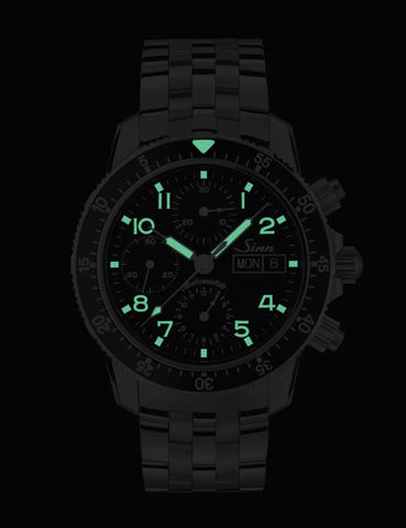 Sinn 103 St Sa Flieger Chronograph Aligator Leather Watch