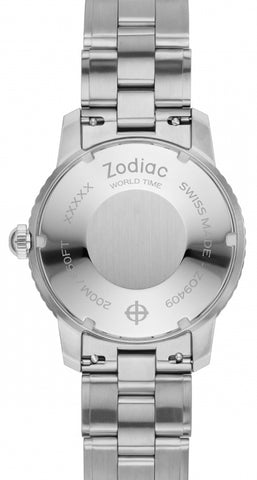 Zodiac Watch Super Sea Wolf World Time GMT