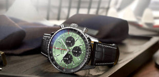 Breitling Launches new Navitimer Watches in Light and Dark Green Dial Tones