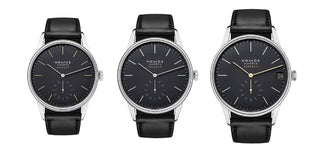 The Nomos Orion Neomatik Black Watch Done Three Ways