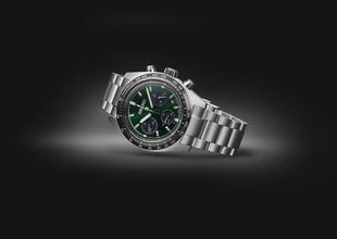 A look at the new Seiko Prospex Speedtimer Solar Chronograph Deep Green watch