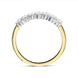  00177431 18ct Yellow Gold 0.35ct Diamond Half Eternity Ring, FEU-2191