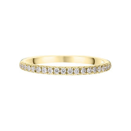 00177631 18ct Yellow Gold 0.20ct Diamond Wedding Ring FEU-2213
