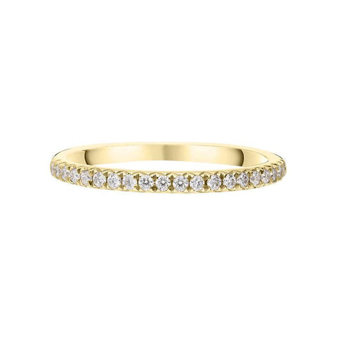 00177631 18ct Yellow Gold 0.20ct Diamond Wedding Ring FEU-2213