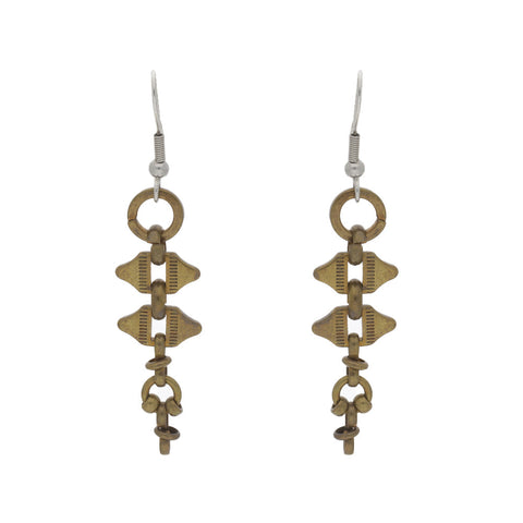 Valkyrie Vintage Drop Chain Earrings