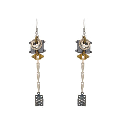 Valkyrie Vintage Chain Drop Earrings