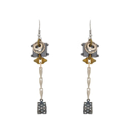 Valkyrie Vintage Chain Drop Earrings