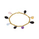 9ct Yellow Gold Mixed Gemstone Bracelet