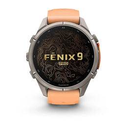 Garmin Fenix 9 Pro Titanium Orange GPS Smartwatch with inReach®