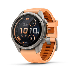 Garmin Fenix 9 Pro Titanium Orange GPS Smartwatch with inReach®