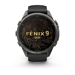 Garmin Fenix 9 Pro Carbon Gray DLC Titanium Black GPS Smartwatch with inReach®
