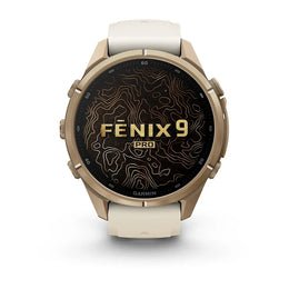 Garmin Fenix 9 Pro Autumn Gold Titanium Cream GPS Smartwatch with inReach®