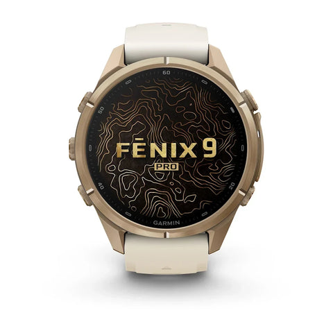 Garmin Fenix 9 Pro Autumn Gold Titanium Cream GPS Smartwatch with inReach®
