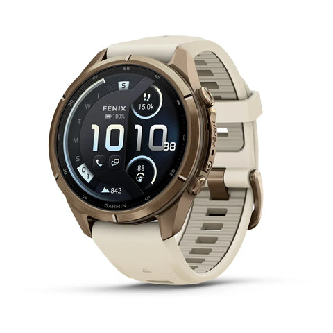 Garmin Fenix 9 Pro Autumn Gold Titanium Cream GPS Smartwatch with inReach®