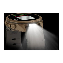 Garmin Fenix 9 Pro Autumn Gold Titanium Leather GPS Smartwatch with inReach®