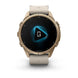 Garmin Fenix 9 Pro Autumn Gold Titanium Leather GPS Smartwatch with inReach®
