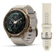 Garmin Fenix 9 Pro Autumn Gold Titanium Leather GPS Smartwatch with inReach®